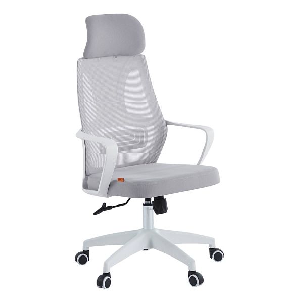 Офисное кресло Chairman CH636 белый пластик, светло-серый - Вид 1