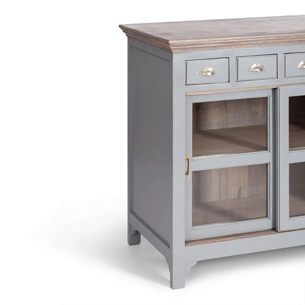 Комод Secret de Maison Брайтон/Brighton (мод. OD-003), дерево акации/дерево манго/МДФ, Antique grey/grey wash - Вид 12