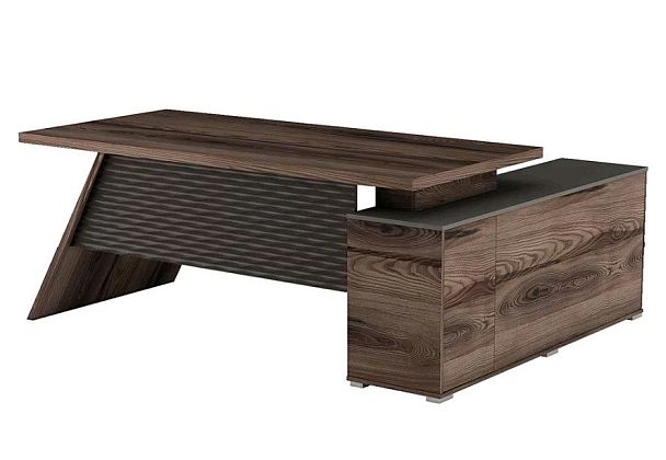 IRVIN IRV30310304 Стол письменный левый 155 Irvin кабинет руководителя  дезира тёмная - Вид 1