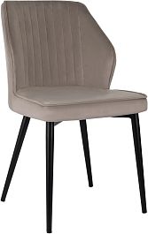 Стул для дома Бюрократ CH-K5 т.бежевый Holland 61 металл черный на ножках (CH-K5_1/HL61) - Фото предпросмотра