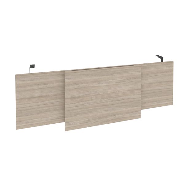 Onix Direct Царга стола руководителя O.M-CSR-4 Дуб аттик/Антрацит металл 1340*450*54 - Вид 1