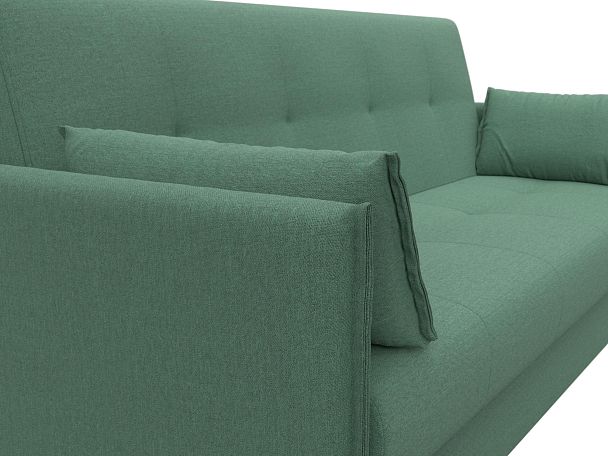 Диван-книжка Лига-018 Рогожка зеленый - Вид 4