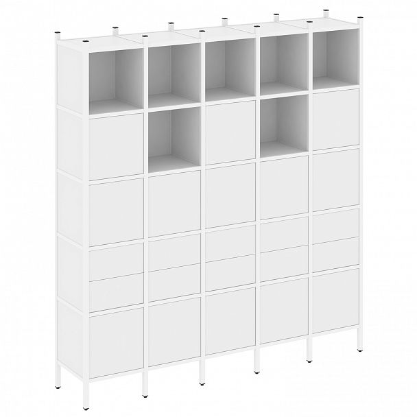 Стеллаж "Loft" VR.L-10 белый бриллиант/белый - Вид 1