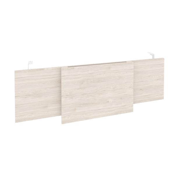 Onix Direct Царга стола руководителя O.M-CSR-4 Денвер светлый/Белый металл 1340*450*54 - Вид 1