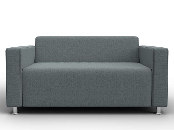 Диван прямой Лига-093 ВН Рогожка серый - Вид 2