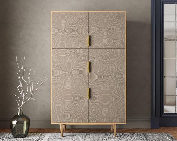 Большой комод с шестью дверками Line R20/beige - Вид 4