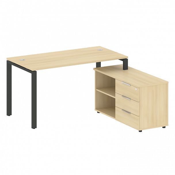 Рабочая станция "Metal System" БП.РС-СТС-2.3 акация/антрацит - Вид 1