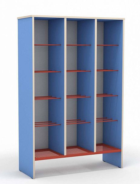 Шкаф для обуви без дверей на 15 мест - Вид 1