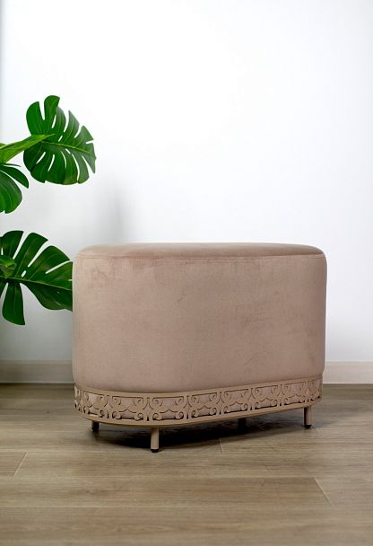 Банкетка Sheffilton SHT-B21-1 латте/кофейный - Вид 3