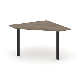 Style Project Next Угловой элемент переговорного стола SN-59.UPRG-031 Вяз Благородный/Металл Черный 1180*1180*750 - Фото предпросмотра