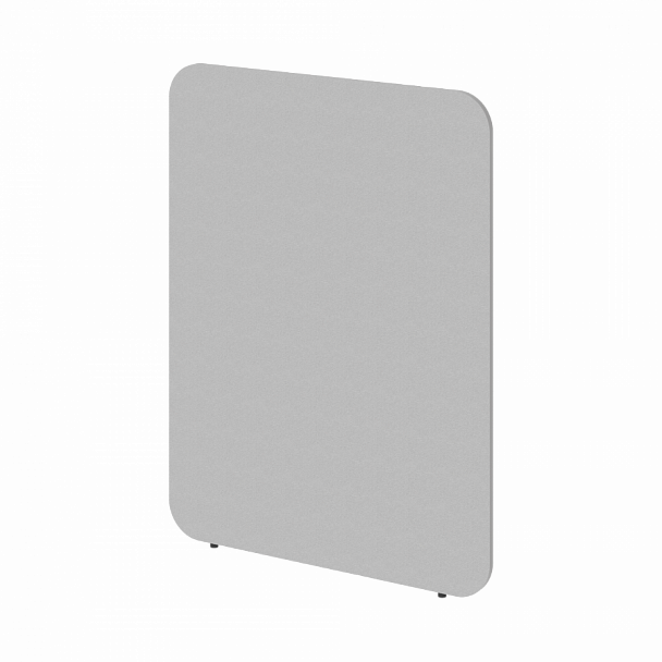 Перегородка боковая глухая левая "BELL Колл-центр" KCB.B (L) Серый - Вид 1