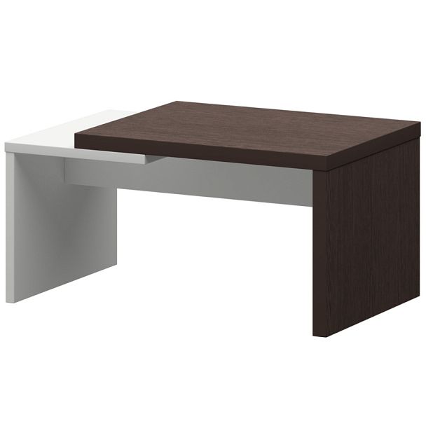 Стол журнальный KZH-09 Дуб венге/Белый 900x550x450 Кортез - Вид 1