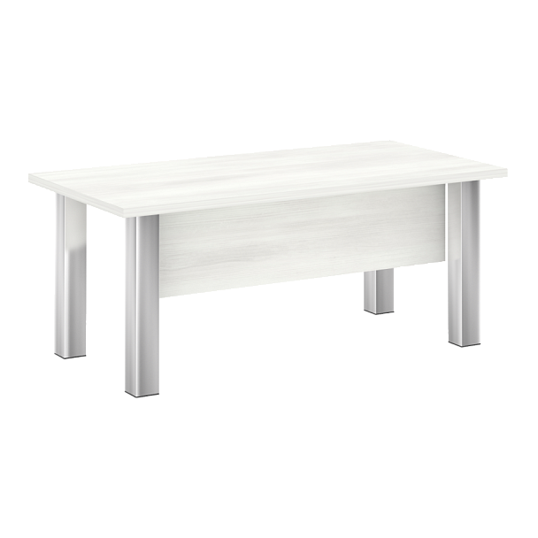 Yalta Стол руководителя M-LT.D-18.1 Снежная патина/Нерж. сталь 1800*900*750 - Вид 1