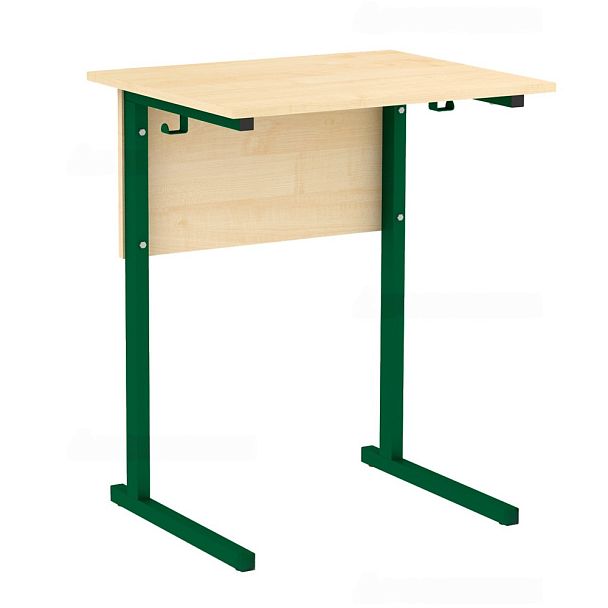 Стол ученический 111В, нерегулируемый, 1-местный, на прямоугольной трубе (м/к Коричневый, Серый, Черный), гр.4 - Вид 22