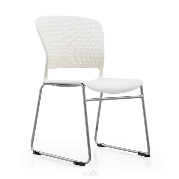 Стул пластиковый Dapper белый, стопируемый - Вид 1