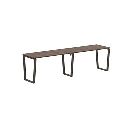 Стол 2-х местный EVWST 2767 Дуб Денвер тёмный/Мокко 2726х670х750 EDIS - Фото предпросмотра