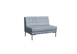 Forest Диван без подлокотников двухместный FR-D-02 Enzo 994/Металл Серый 1180*800*840 - Фото предпросмотра