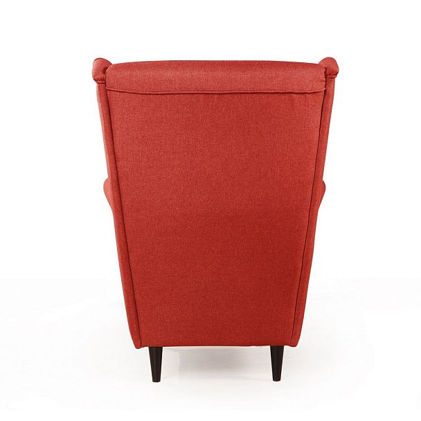 Кресло Redford, рогожка красный - Вид 6