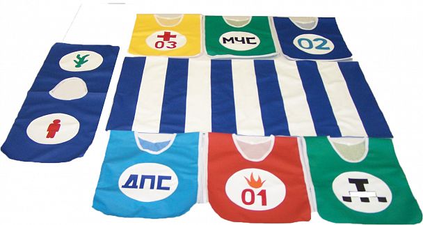 Набор жилетов по ПДД-1 - Вид 1