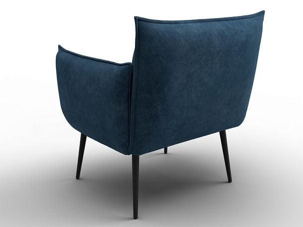 Кресло Лига-083 Велюр синий - Вид 5