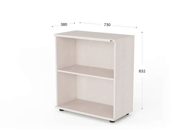 UNITY РШ-12 ДУБ МОЛОЧНЫЙ Стеллаж открытый Прямой 730x380x832 - Вид 6