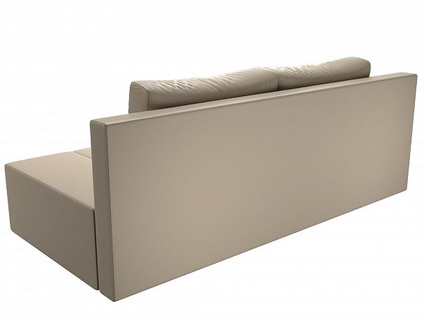 Диван прямой Сан Марко (полностью экокожа бежевая) - Вид 8