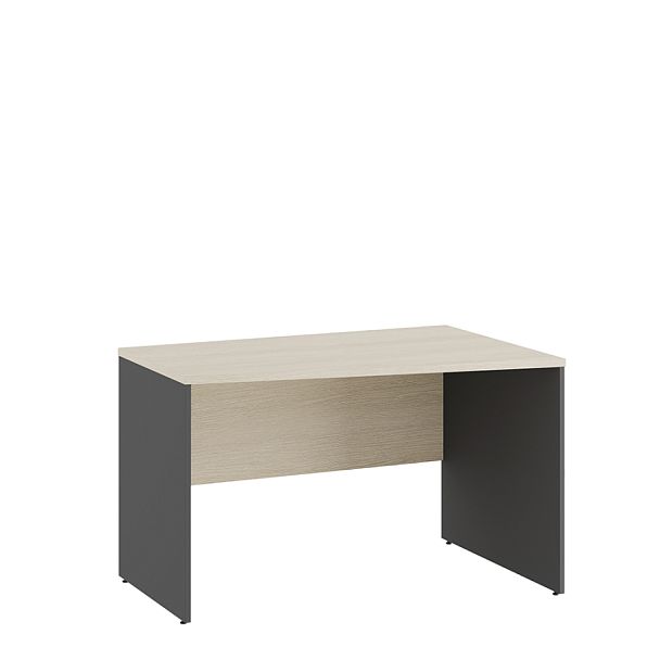 Стол трапеция правый Tess 120x80x75 дуб шамони светлый - Вид 1