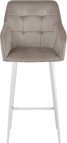 Комплект барных поворотных кресел Мони К, Confetti smoke/белый, 2 шт. - Вид 3