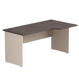 Стол эргономичный правый Everprof EVO опоры ЛДСП 1580х670(870)x755 мм Дуб Пасадена/Кашемир - Фото предпросмотра