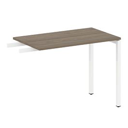 Metal System Quattro Приставной элемент на П-образном м/к 40БП.ПР-3 Вяз/Белый металл 1000*600*750 - Фото предпросмотра