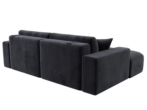 Диван угловой Лига-036 НПБ Классик левый угол Велюр серый - Вид 6