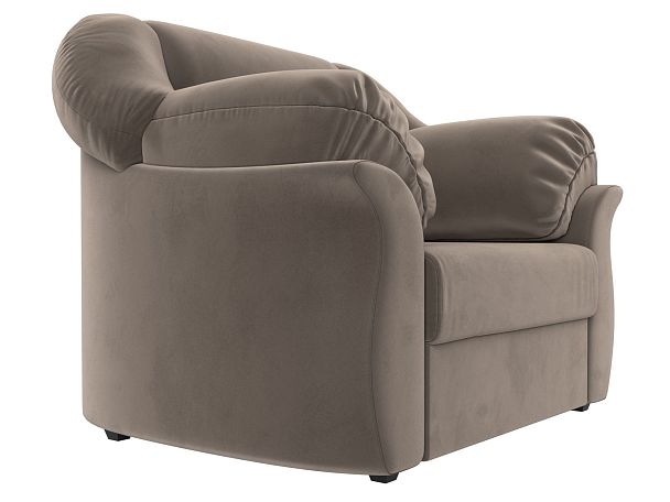 Кресло Карнелла (полностью велюр коричневый) - Вид 3