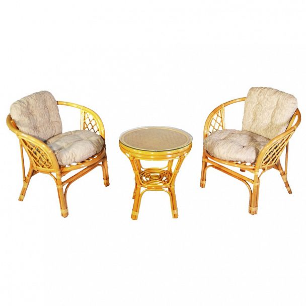 Комплект "Багама" дуэт, подушки  обычные коричневые твил - Вид 2