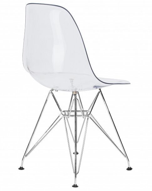 Стул обеденный DOBRIN DSR CASPER (ножки хром, цвет прозрачный) - Вид 4