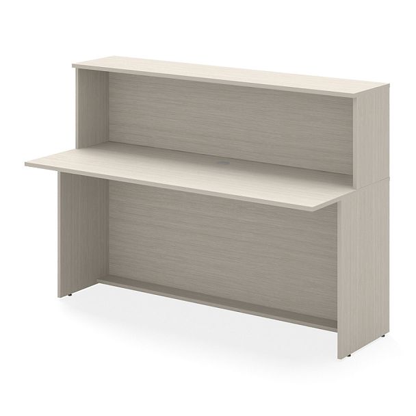 Стойка-ресепшн "Тандем"  ПК-УНФО-СКР160х70-В1-30 дуб альпийский - Вид 1