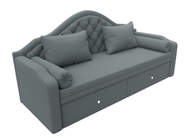 Диван детский прямой Сойер Рогожка серый - Вид 5