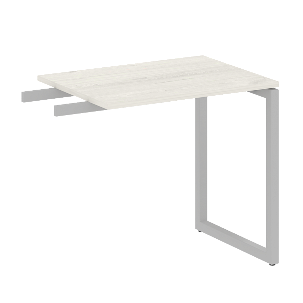 Metal System Quattro Приставной элемент на О-образном м/к 40БО.ПР-2 Дуб наварра/Серый металл 800*600*750 - Вид 1