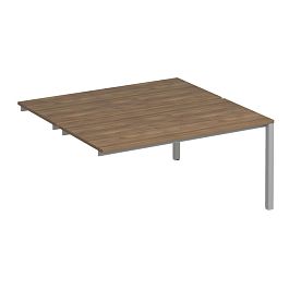 Секция стола рабочей станции на металлокаркасе КФ (2х160) Комфорт КФ К.С1 1146-1 ШТ дуб шамони темный / серый - Фото предпросмотра