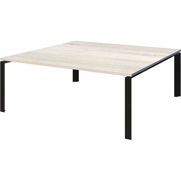 Стол переговорный на м/каркасе НТМП.П-160.11 Сосна винтер/Антрацит 1600x1100x750 Аргентум-МП - Вид 1