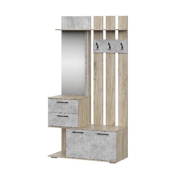 мс для прихожей Бостон ВШ-1 дуб крафт серый/бетонный камень - Вид 1