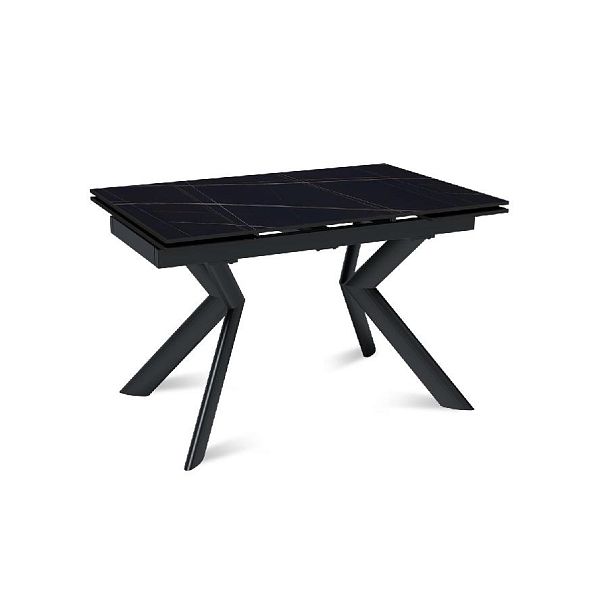 Стол раскладной Bridge (120+30+30), керамика матовая Black Gold - Вид 1