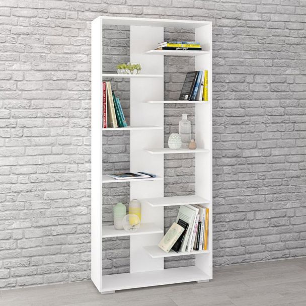 Стеллаж Ромео-3 (800*1800*250) белый - Вид 1