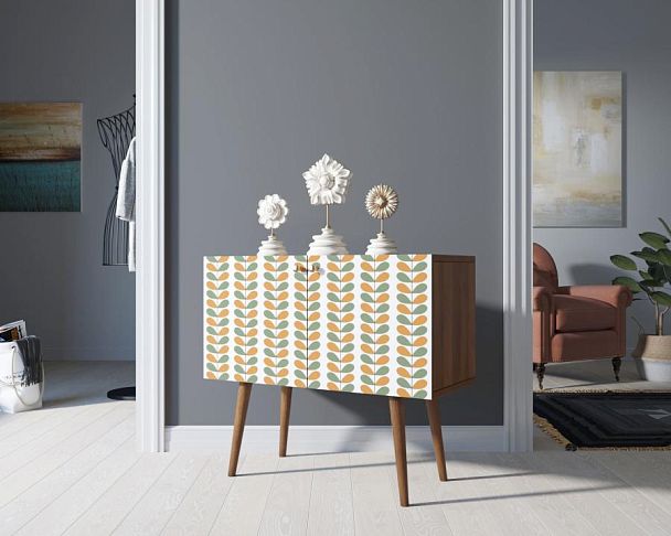 Комод на высоких ножках Berber малый принт 23 арт BB13/Print_23 - Вид 3
