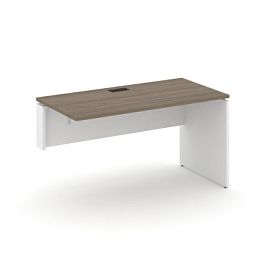 Style Project Стол-приставка к опор. элем. SN-D.OPRS-022(L) Вяз Благородный/Белый/Черная Заглушка 11 - Фото предпросмотра