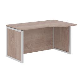 Стол эргономичный XQPCET 149H(R) Дуб Сонома/Алюминий 1400х900х750 XTEN-QP - Фото предпросмотра