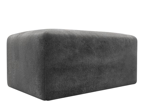 Модуль пуф Лига-060 НПБ Велюр серый - Вид 2