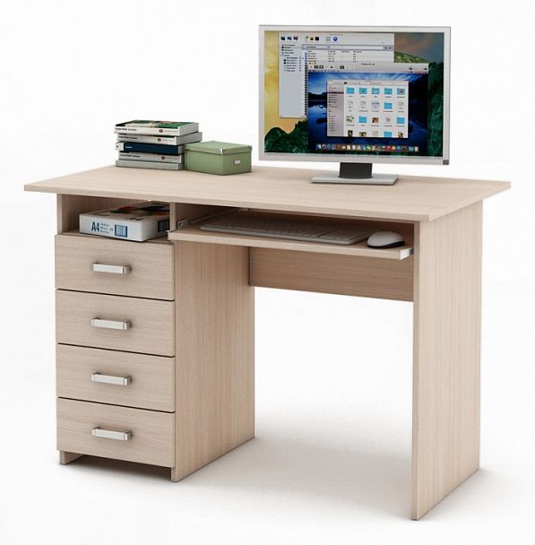 Стол компьютерный Лайт-4К - Вид 1