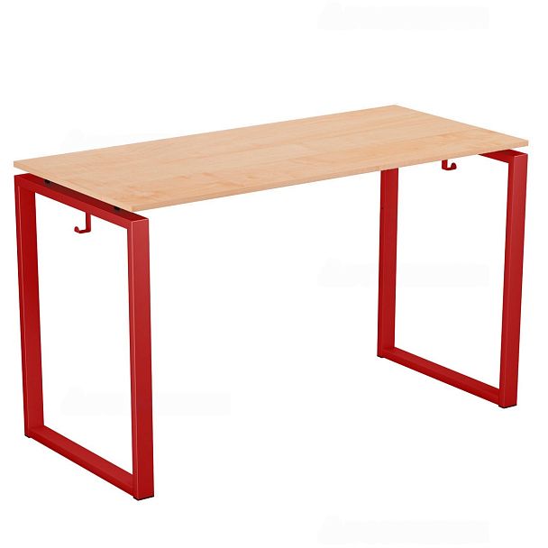 Стол М157.1, на каркасе КВАДРАТ, с балкой, без экрана, м/к Красный, Синий, Зеленый, гр.6 - Вид 5