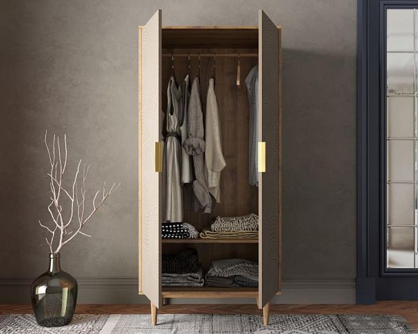 Шкаф малый двухстворчатый Line R24/beige - Вид 2