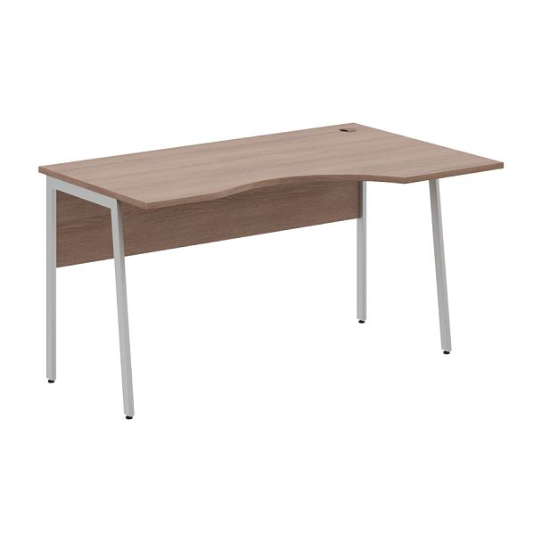 Стол прямой СА-2P(R) Ясень Шимо/Алюминий 1400х900х755 IMAGO PLUS - Вид 1
